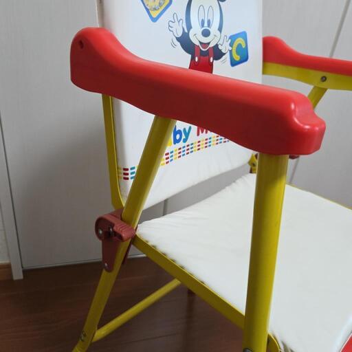 値下げしました✨子ども用ダイニングチェア　ミッキーの写真4枚目