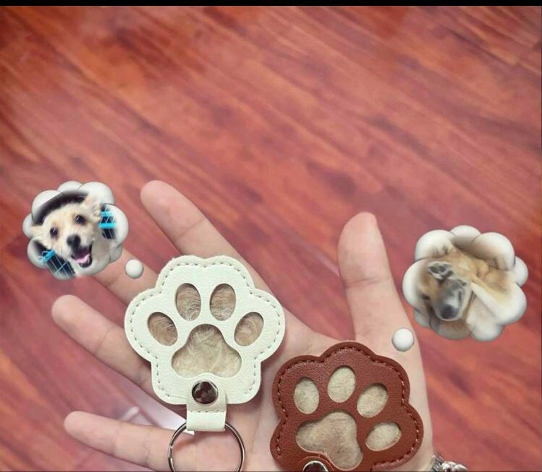 毛玉いれ キーホルダー 犬 猫 ペットの写真6枚目