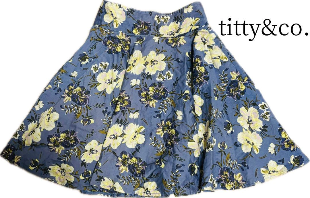 titty&co 花柄スカート