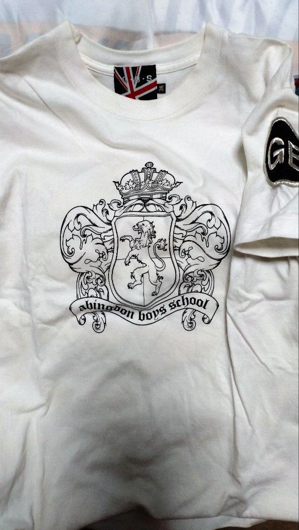 abingdon boys school 初ライブ WネームTシャツ ホワイト