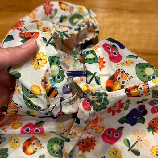 DADWAY レインコート ポンチョ ズボン 巾着付き 100センチの写真4枚目