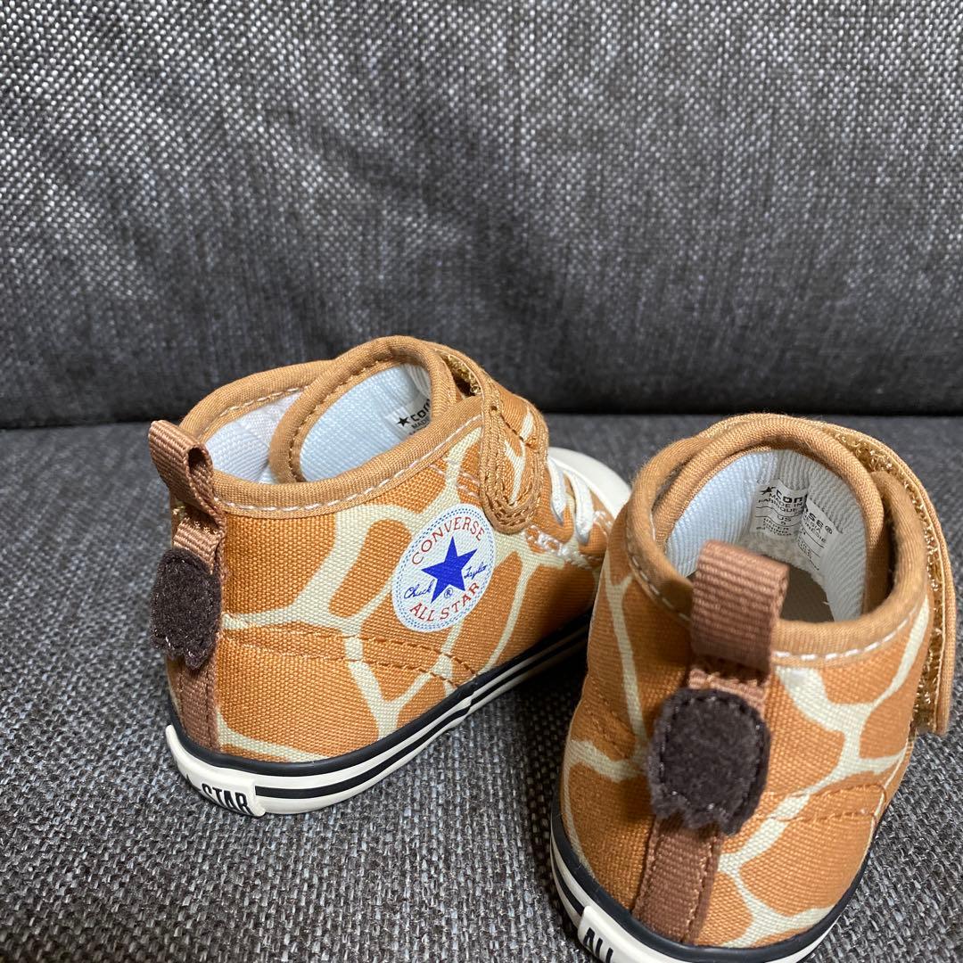 新品 Baby all star きりん コンバース 12cmの写真2枚目