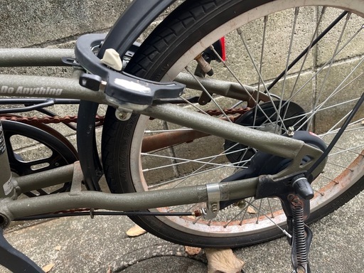ジープ 折りたたみ自転車 カゴ付きの写真2枚目