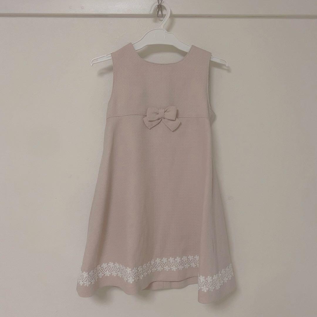 セレモニー　ワンピース♡ ピンクベージュ