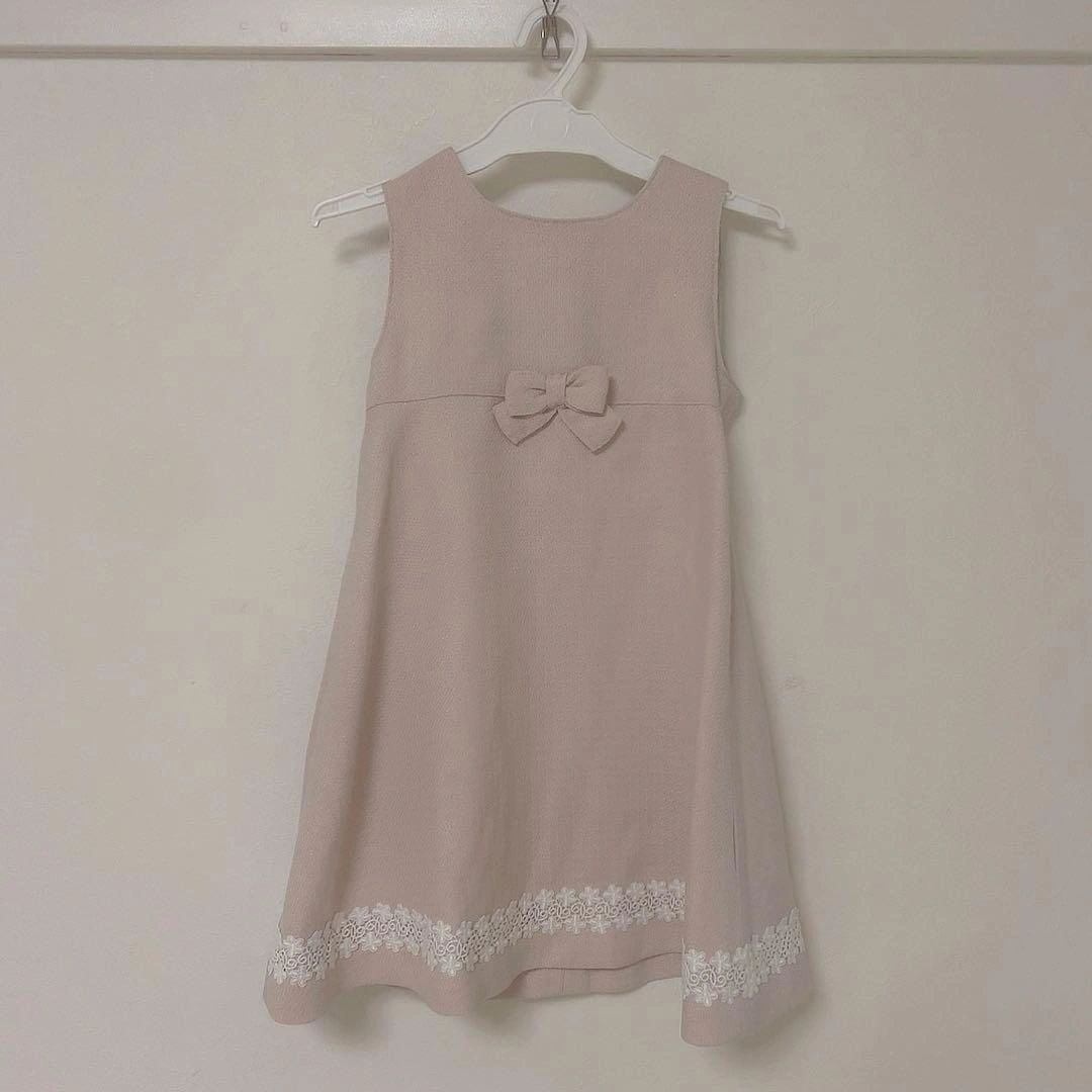 セレモニー ワンピース♡ ピンクベージュ