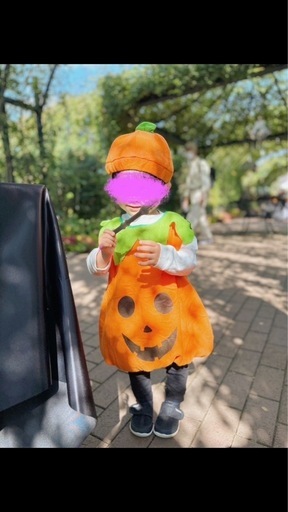 キッズ　ハロウィン仮装　かぼちゃ　80〜110cmの写真3枚目