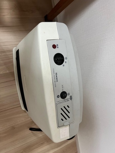 セラミックファンヒーター　スチーム機能つきの写真2枚目
