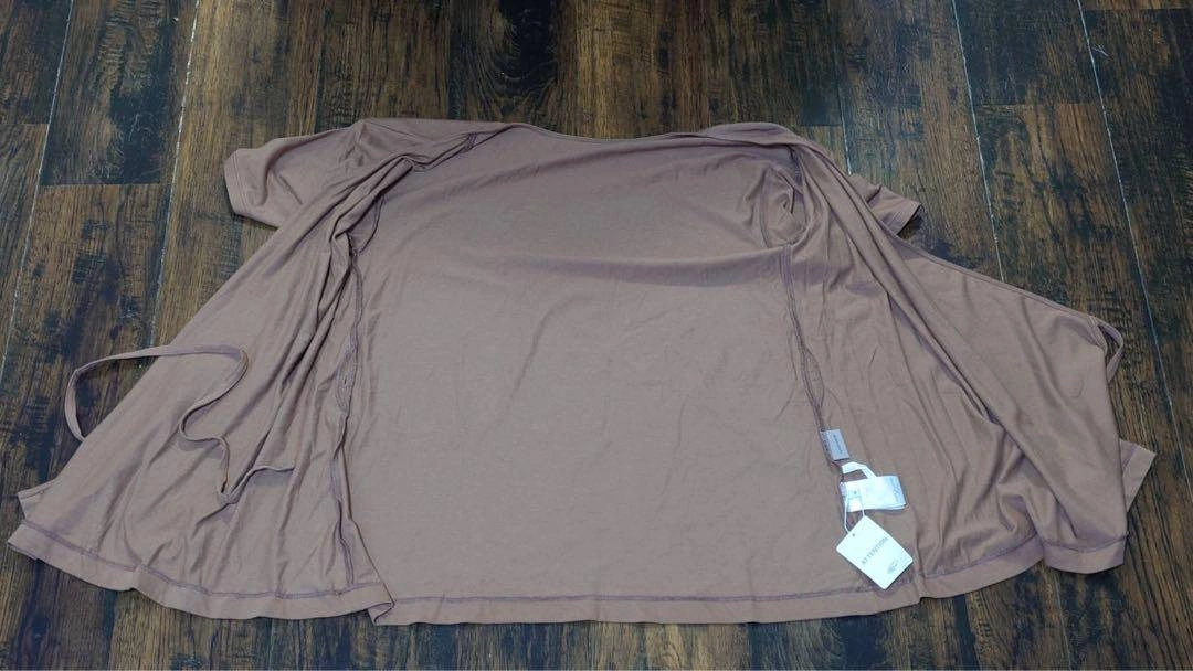 巻きTシャツBEAMSLIGHTSビームス新品タグ付ラップシャツ薄茶入院などにもの写真7枚目