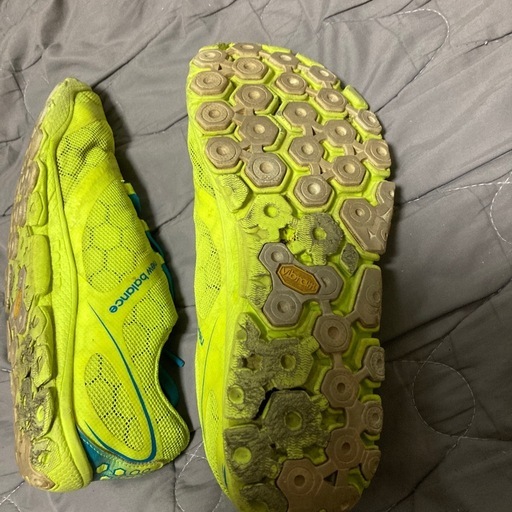 蛍光イエロー New Balance スパイクシューズ 27cmの写真5枚目