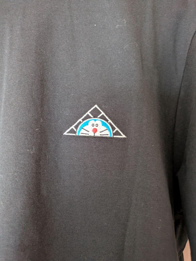 ユニクロ ドラえもん ルーヴル Tシャツ L 黒の写真4枚目