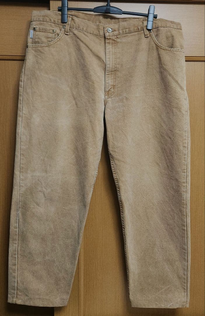 Carhartt ワークパンツ ペインターパンツ ブラウン ダック 古着