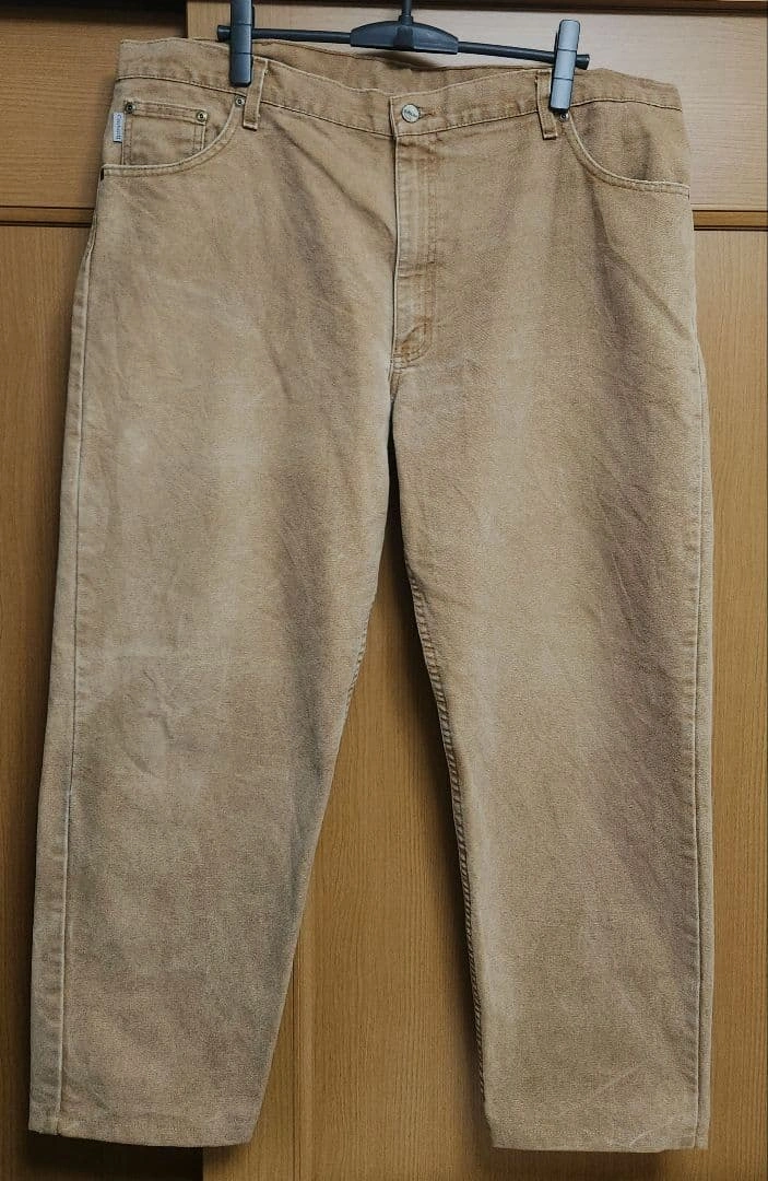 Carhartt ワークパンツ ペインターパンツ ブラウン ダック 古着