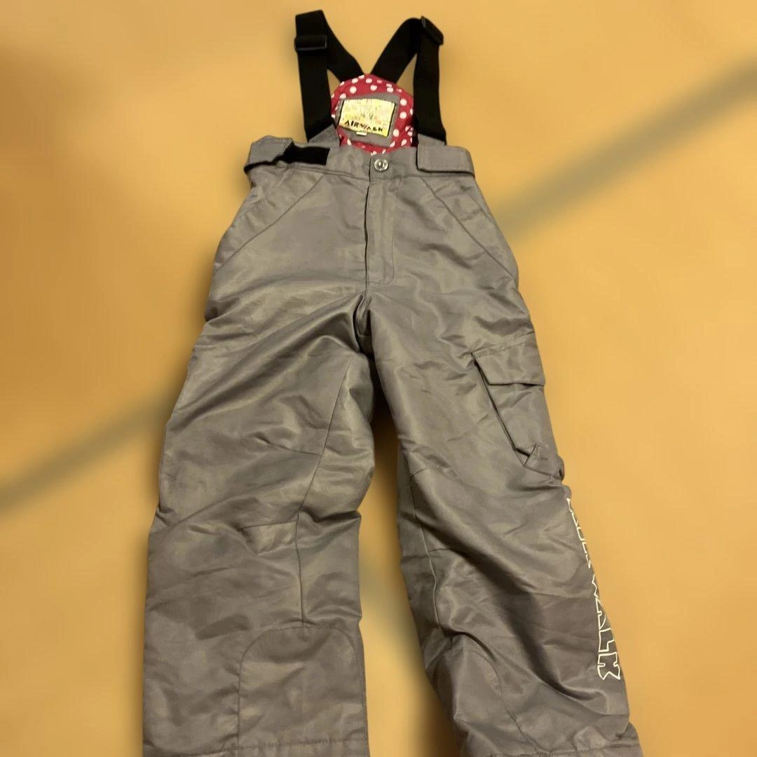 シーズン前特価!AIRWALK 子ども用スキーウェア 120cm ピンク 水玉の写真8枚目