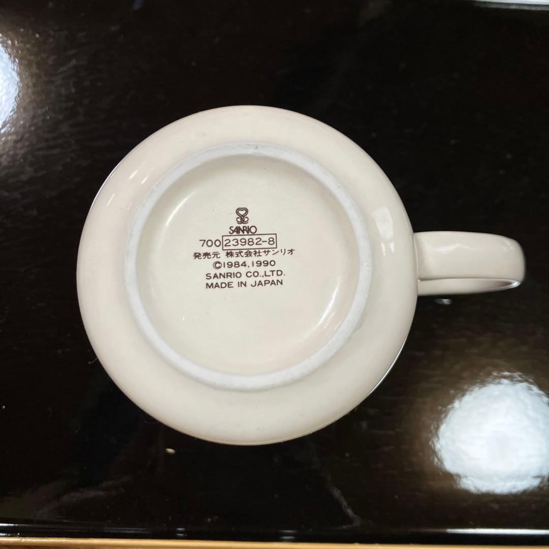 平成レトロ　サンリオ　【みんなのたあ坊】　マグカップ　陶器の写真4枚目