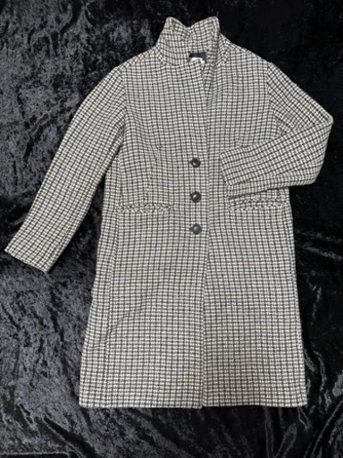 AZUL by moussy アズール チェスターコート S 千鳥柄 アウター