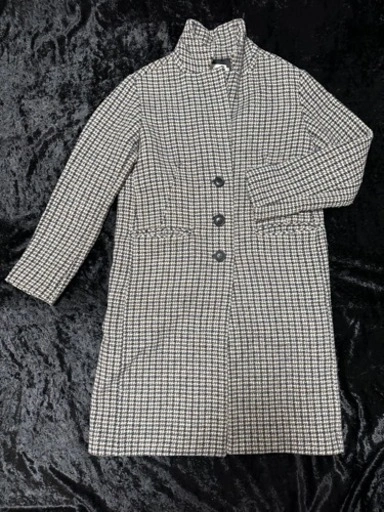 AZUL by moussy アズール チェスターコート S 千鳥柄 アウター