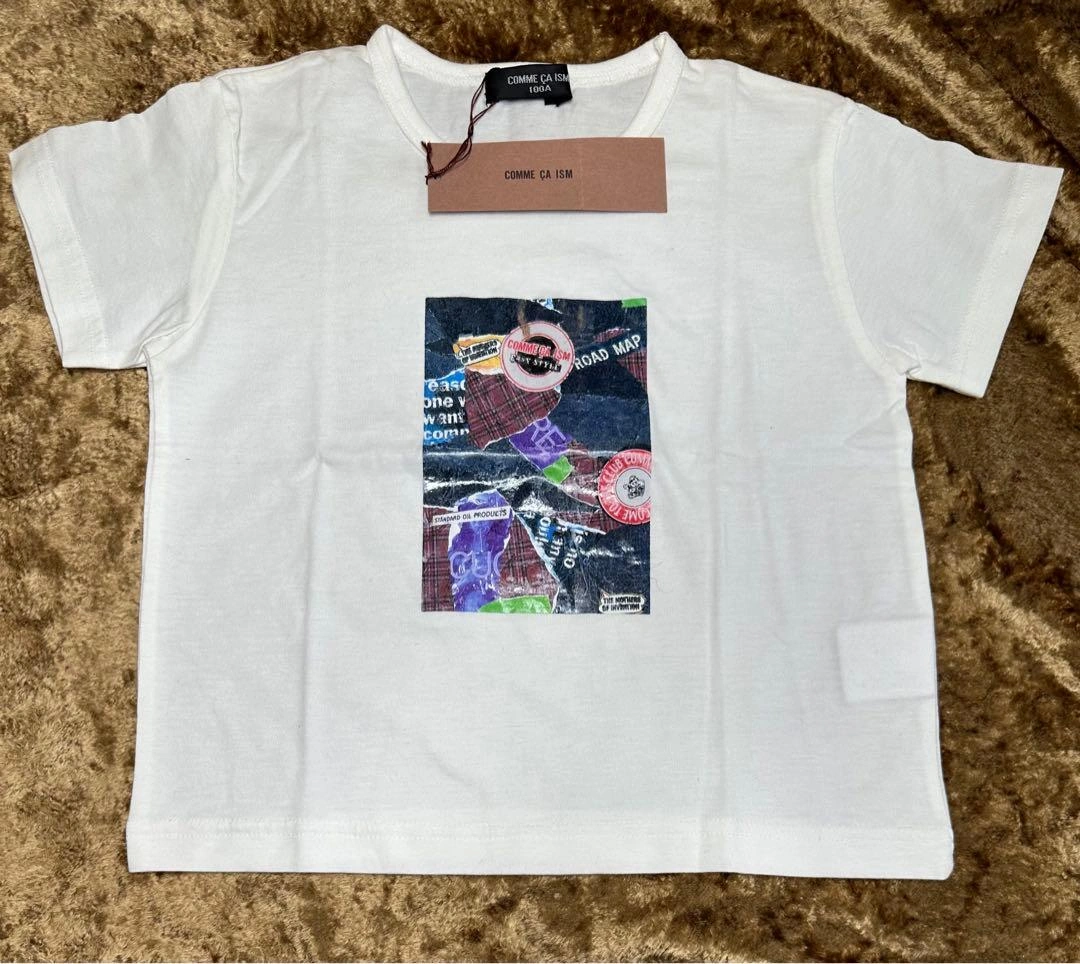 コムサ Tシャツ 100cm 半袖 新品 綿100%