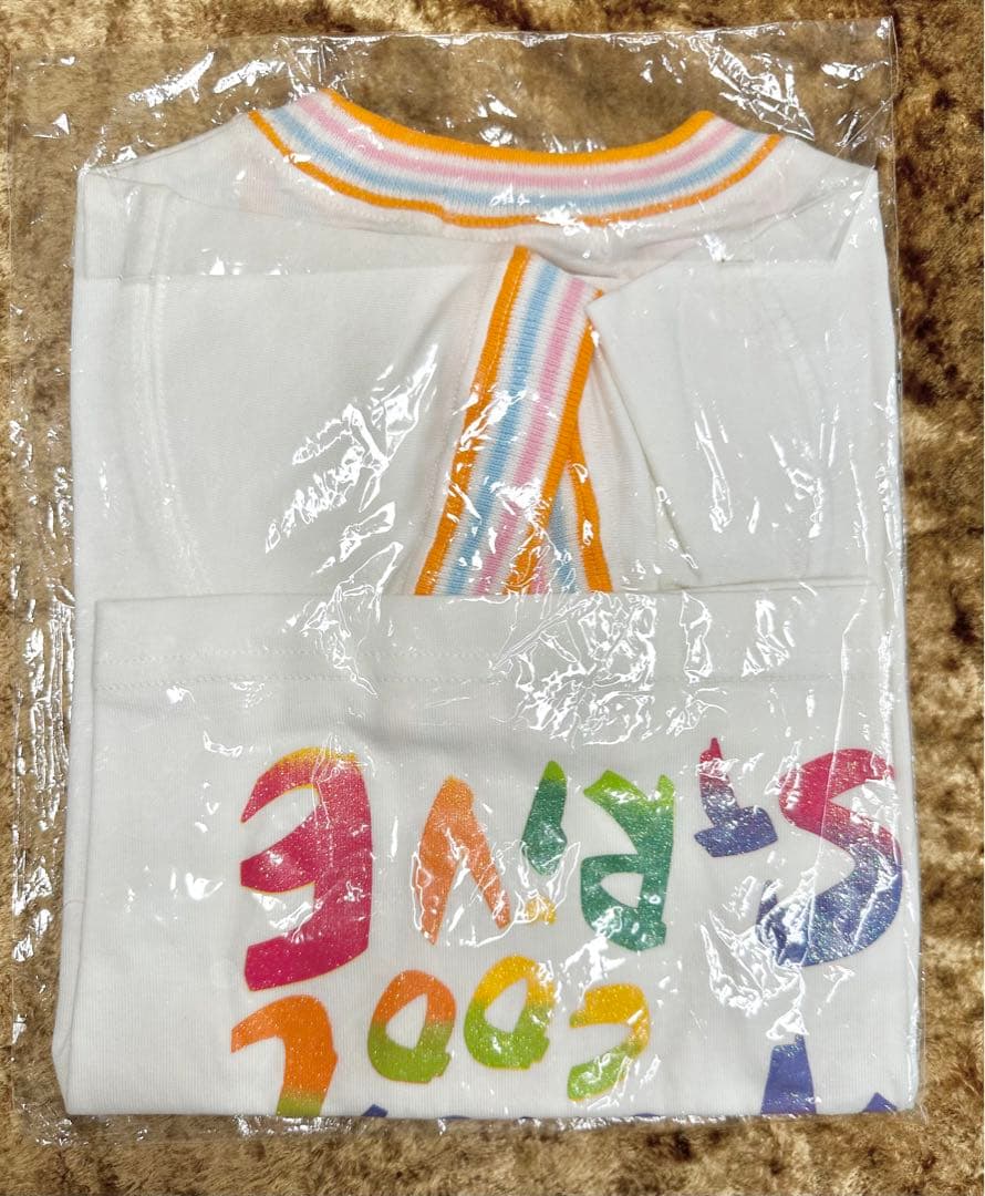 半袖Tシャツ 100cm 綿100% ホワイト 白 カラフルの写真4枚目