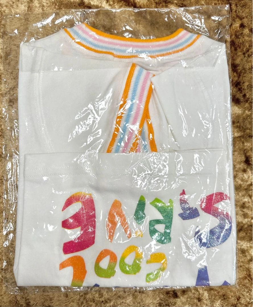 半袖Tシャツ 100cm 綿100% ホワイト 白 カラフルの写真4枚目