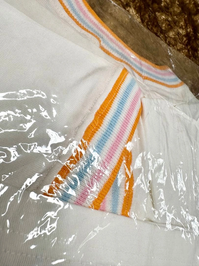 半袖Tシャツ 100cm 綿100% ホワイト 白 カラフルの写真5枚目
