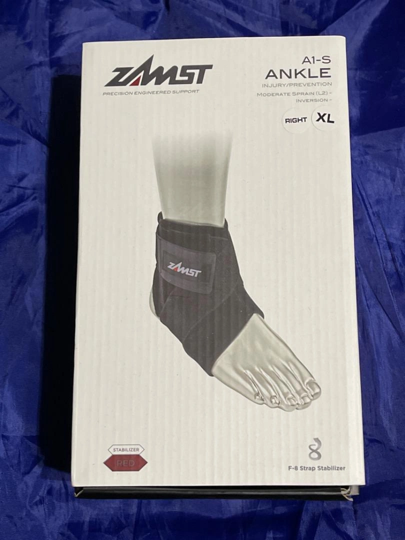 Zamst A1-S Right Ankle Brace, Black