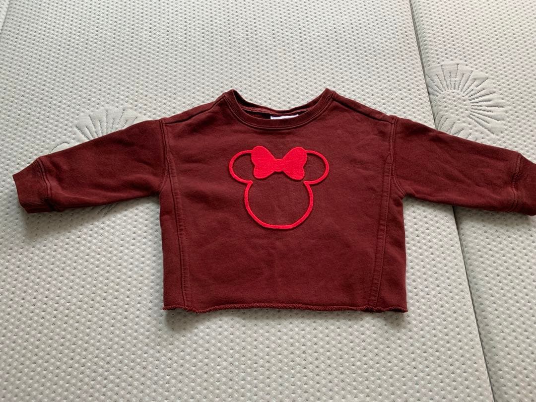 70 80 トレーナー セット 2枚 テラコッタ 茶 GAP breeze 刺繍の写真2枚目