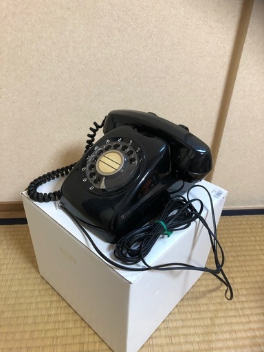 【11月6日まで】昭和レトロダイヤル式黒電話の写真2枚目