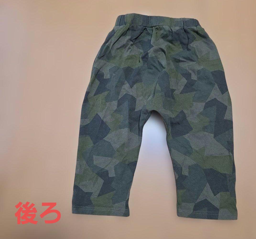 【デビロック】devirock 迷彩柄サルエル ハーフパンツ 140cmの写真5枚目