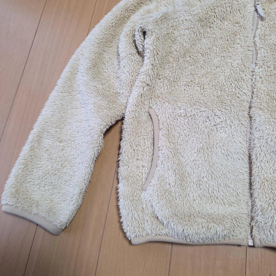 【UNIQLO】子供用ボアジャケット 140cm ベージュの写真6枚目