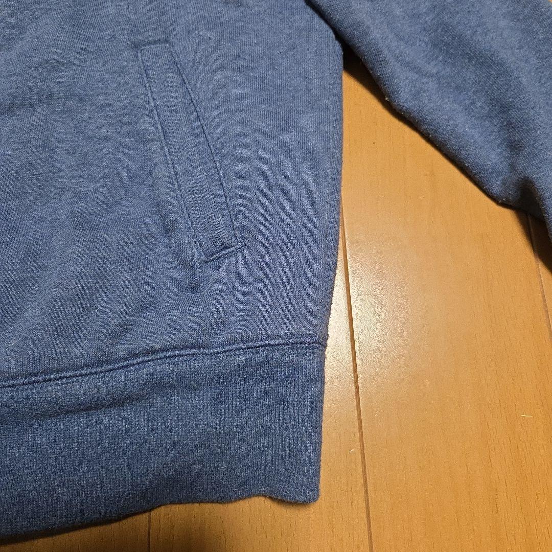 【UNIQLO】140cm 青 裏面フリース パーカーの写真8枚目