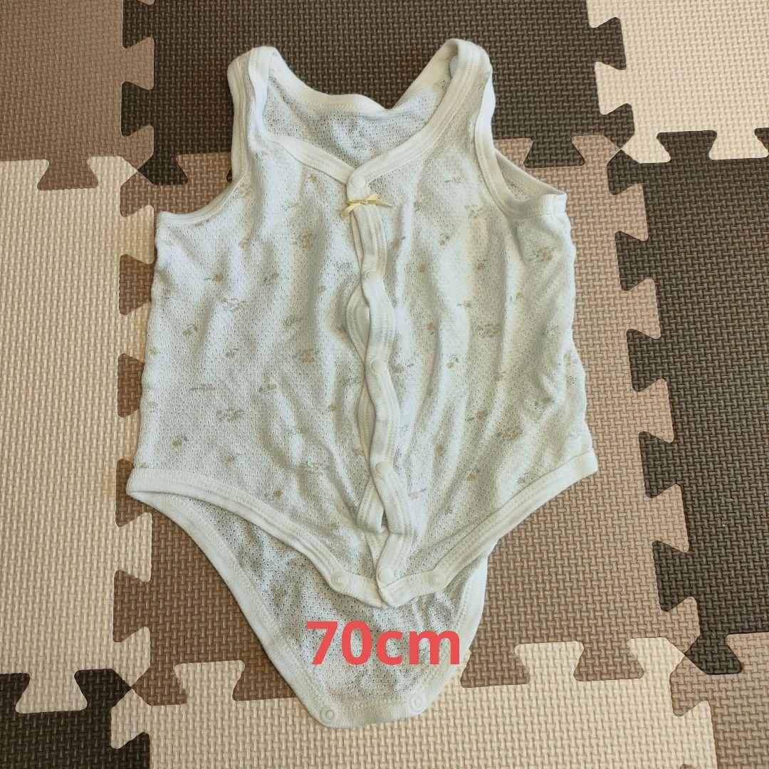 ベビー肌着7点、靴下4点セット ピンク系 メッシュ素材 女の子の写真4枚目