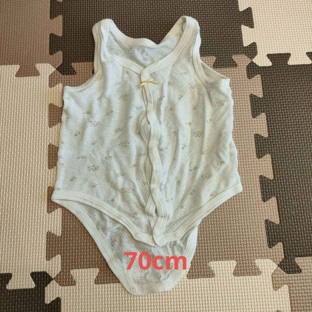 ベビー肌着7点、靴下4点セット ピンク系 メッシュ素材 女の子の写真4枚目