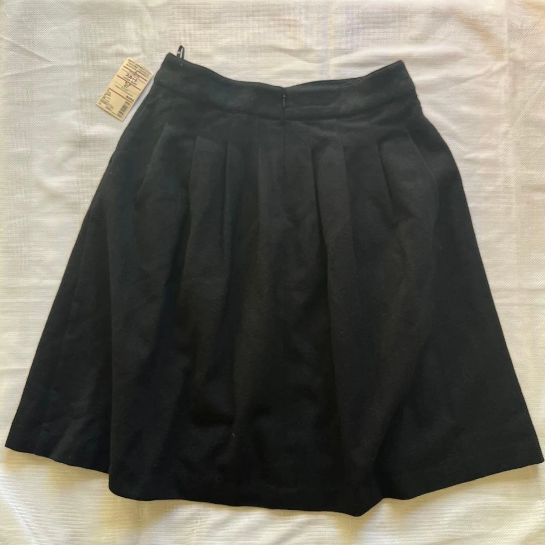 MUJI 無印良品 ウール混ツイルスカート W67 Mサイズの写真2枚目