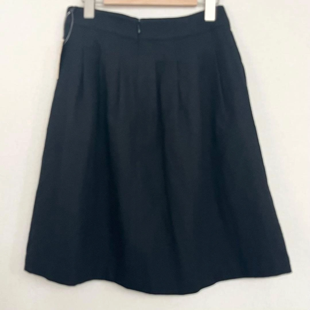 MUJI 無印良品 ウール混ツイルスカート W67 Mサイズの写真5枚目