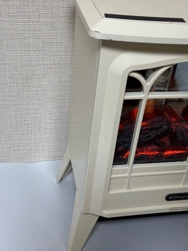 暖炉のある暮らしを気軽に楽しめる🌟 Dinky stove3~8畳 ホワイトの写真2枚目