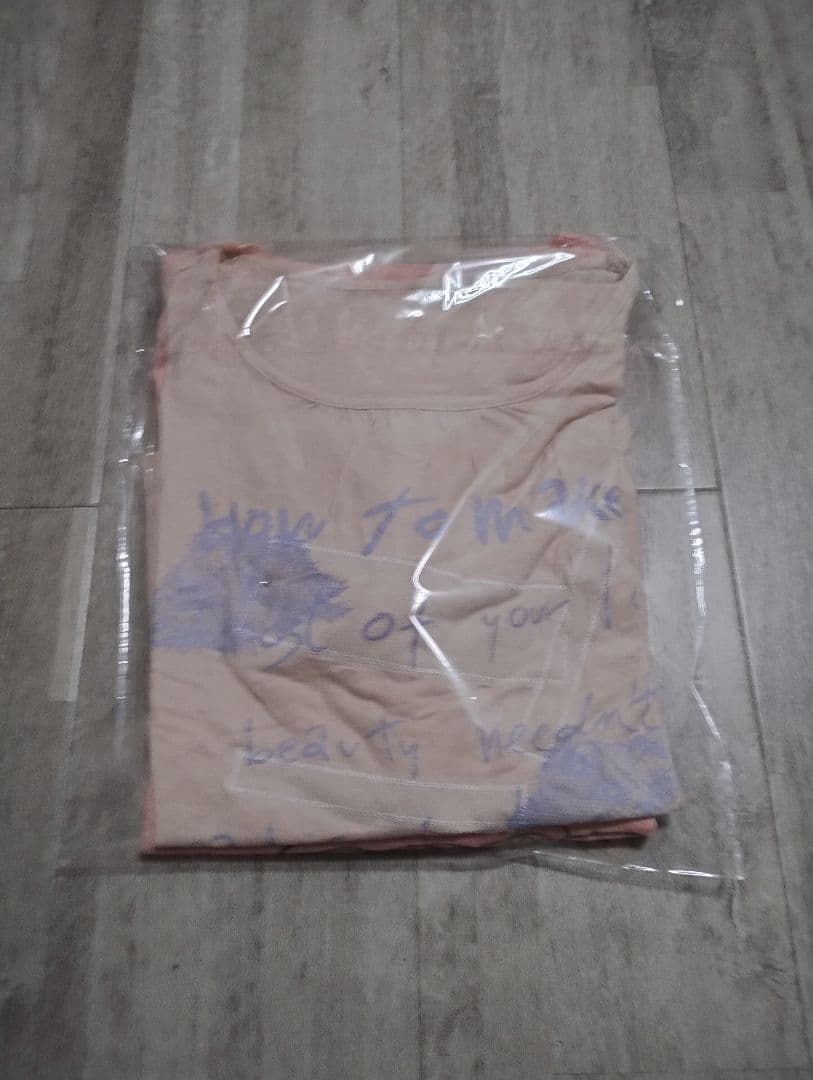 【2枚セット】Tシャツ　薄オレンジベージュ／サーモンオレンジ　Mサイズの写真7枚目