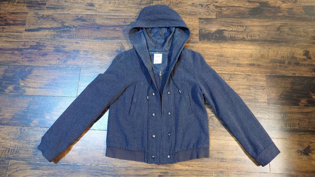 ページボーイ ナポレオンジャケット　ヨーロッパ制服風アウター グレー M
