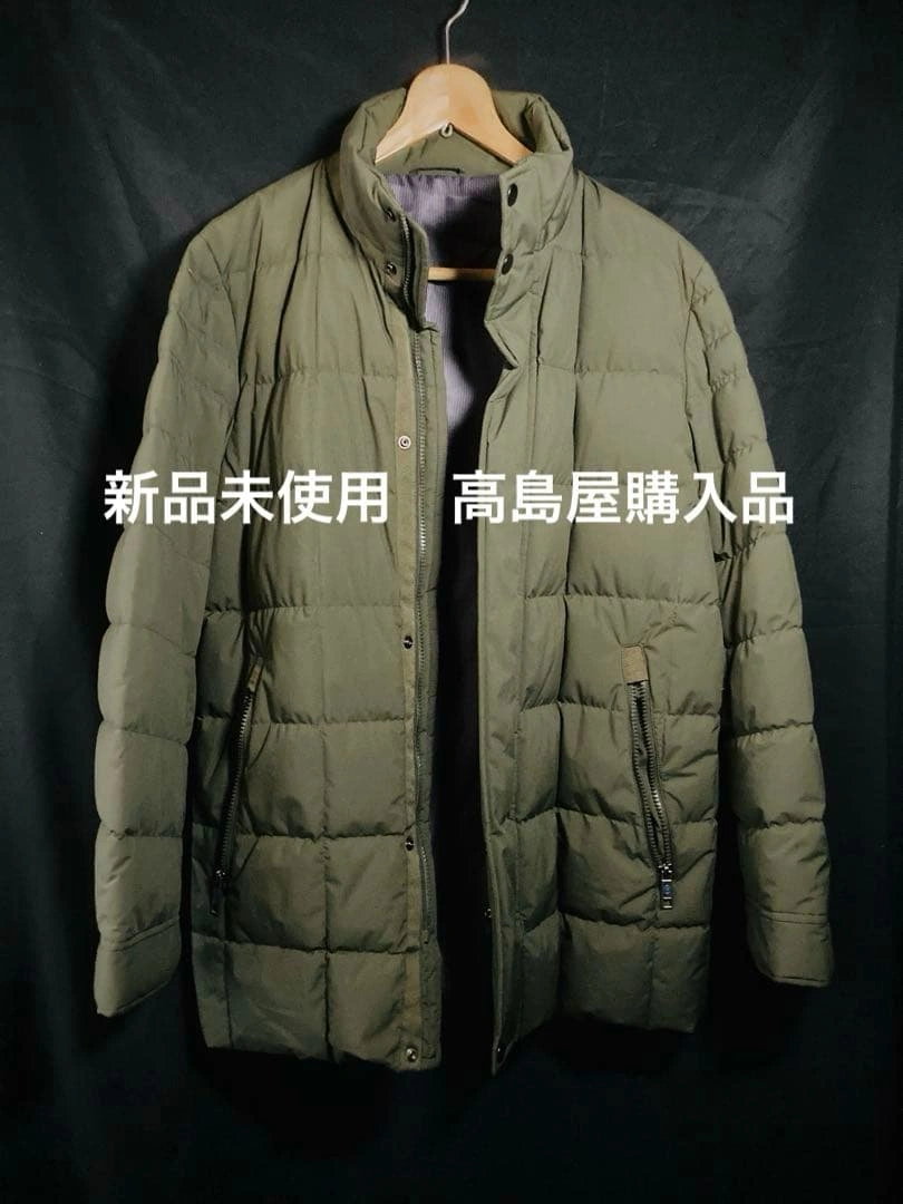 購入価格17380円 新品未使用 高島屋 ストレッチダウンコート M カーキ