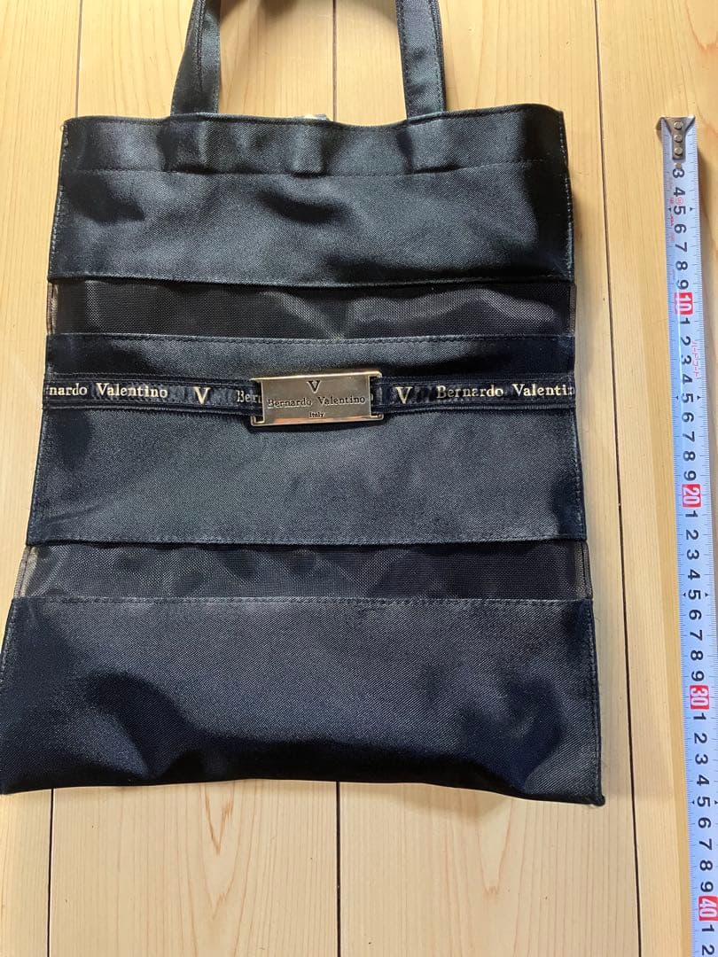 Valentino ブラックトートバッグ 手提げ袋
