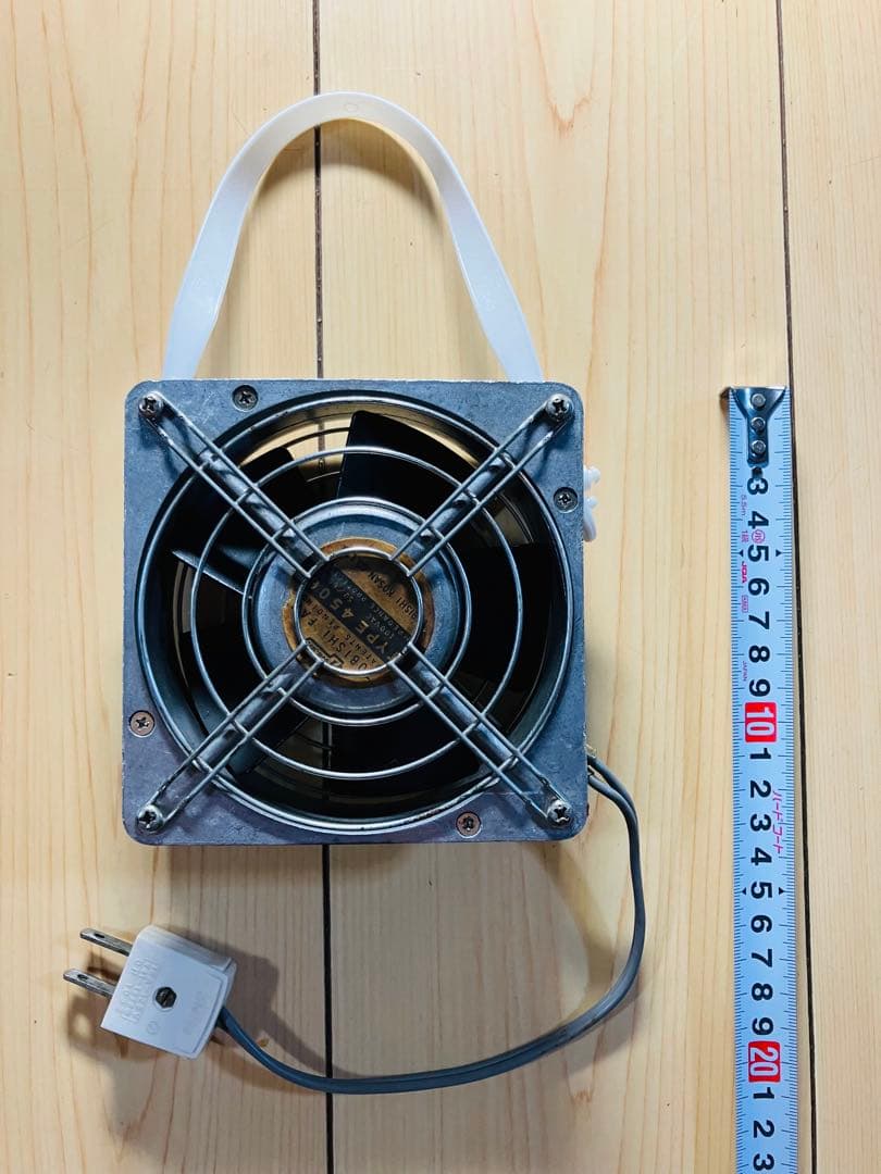 昭和レトロTOBISHI 動作確認済 冷却ファン 卓上扇風機120mmの写真2枚目