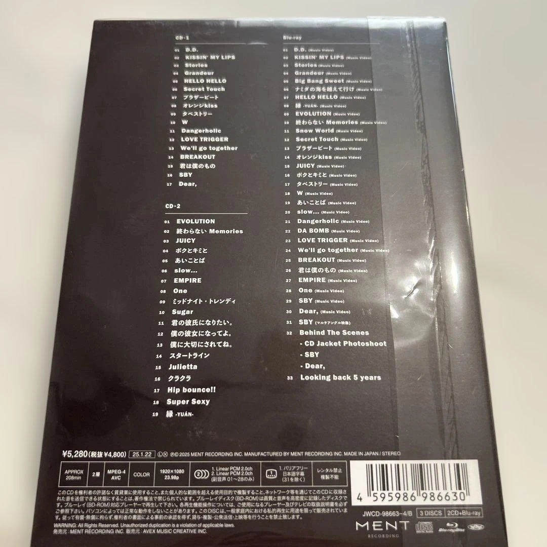 SnowMan THE BEST 2020-2025 Blu-rayの写真2枚目