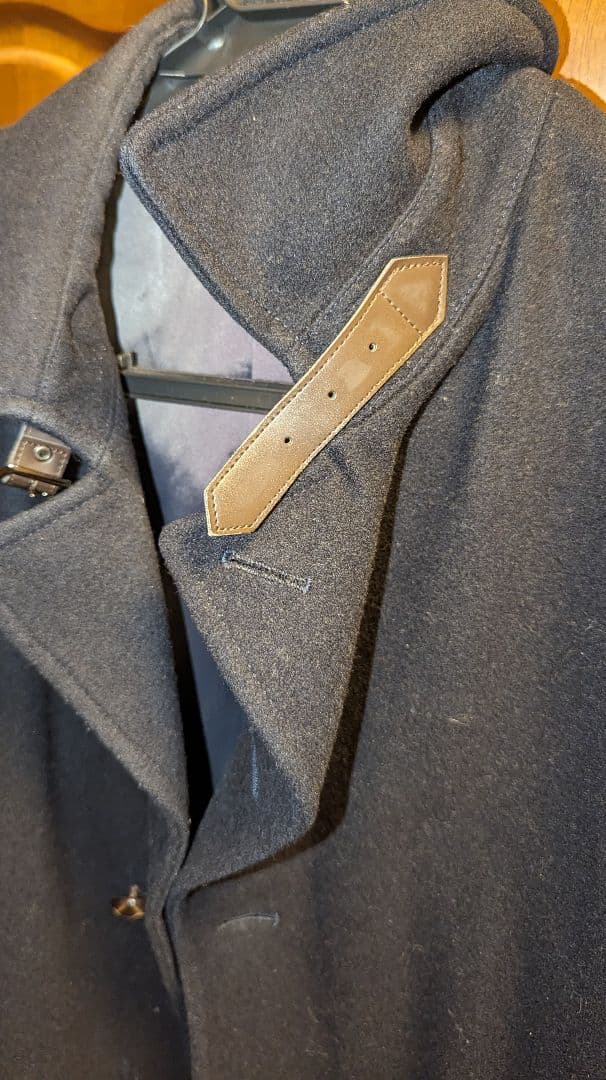 【キングサイズ】丸井VISARUNOウールコート　ネイビーの写真4枚目