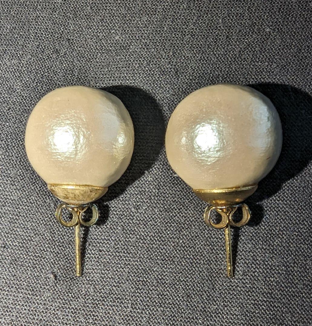 【美品】真珠風ピアス　箱無しの写真2枚目