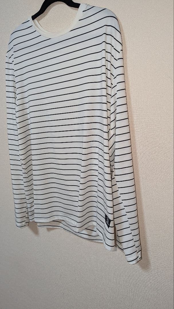 激安　大きいサイズ　メンズボーダー長袖カットソーの写真2枚目