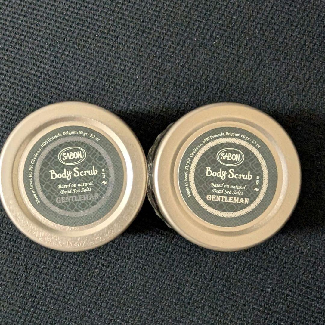 【新品未開封】SABONジェントルマン ボディスクラブ60g×2の写真2枚目