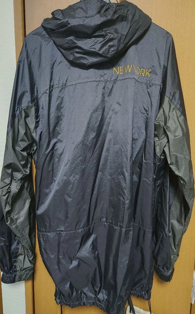 TOMMY ナイロンジャケット XL オリーブ/グレー 日本製 古着の写真3枚目