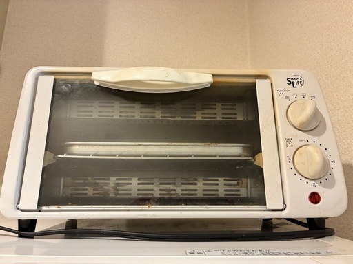 オーブントースター　ホワイト