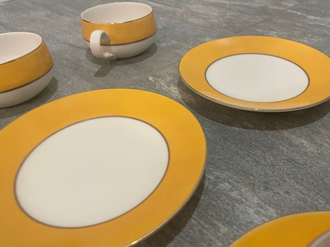 英国風　HOYA BONE CHINA コーヒーカップ・ソーサー　6客　セットの写真8枚目