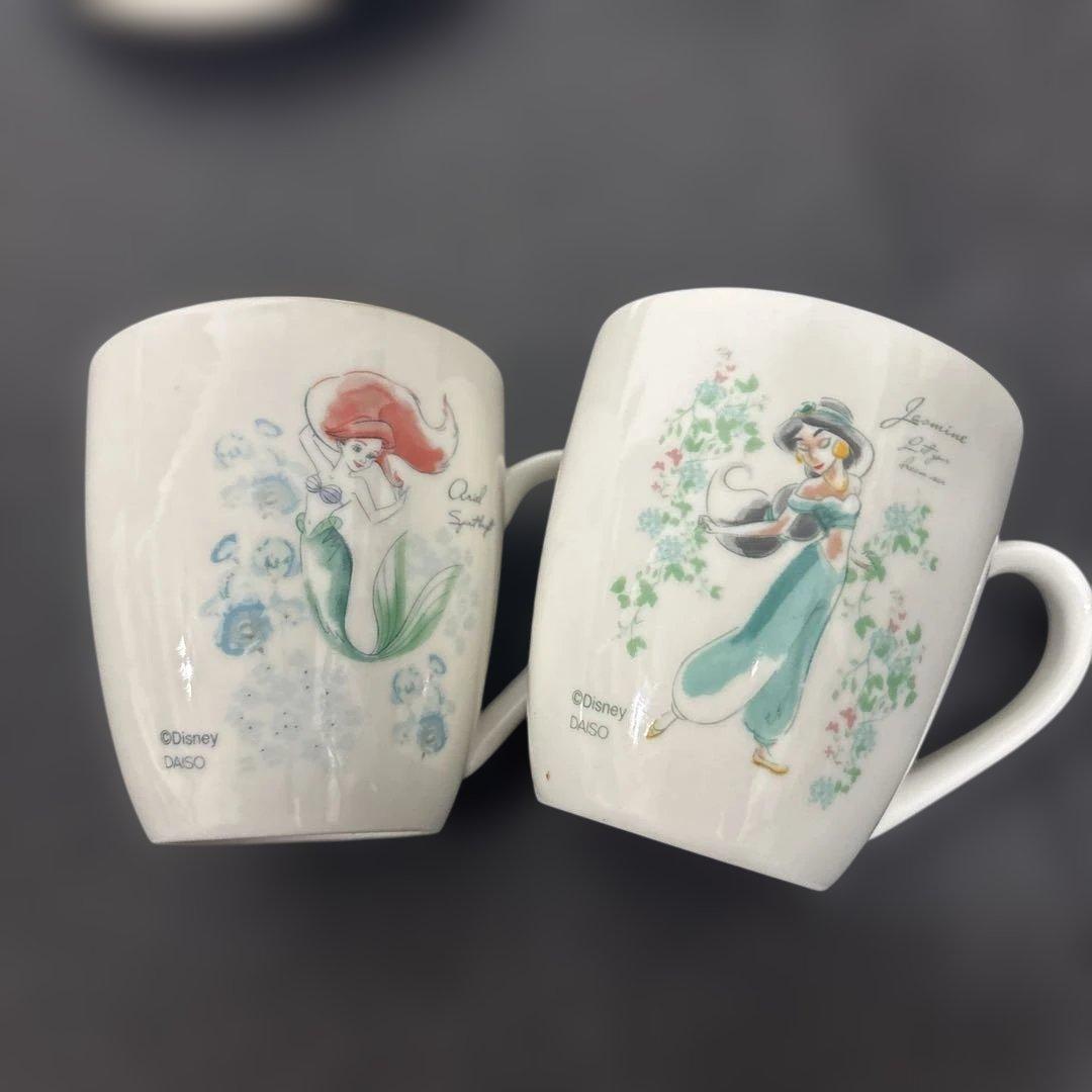 ディズニープリンセス食器 7点セットの写真2枚目