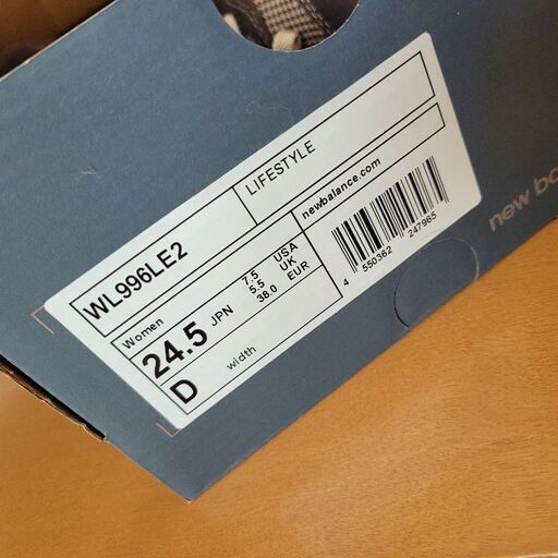 未使用タグ付き New Balance WL996 公式限定モデルの写真5枚目